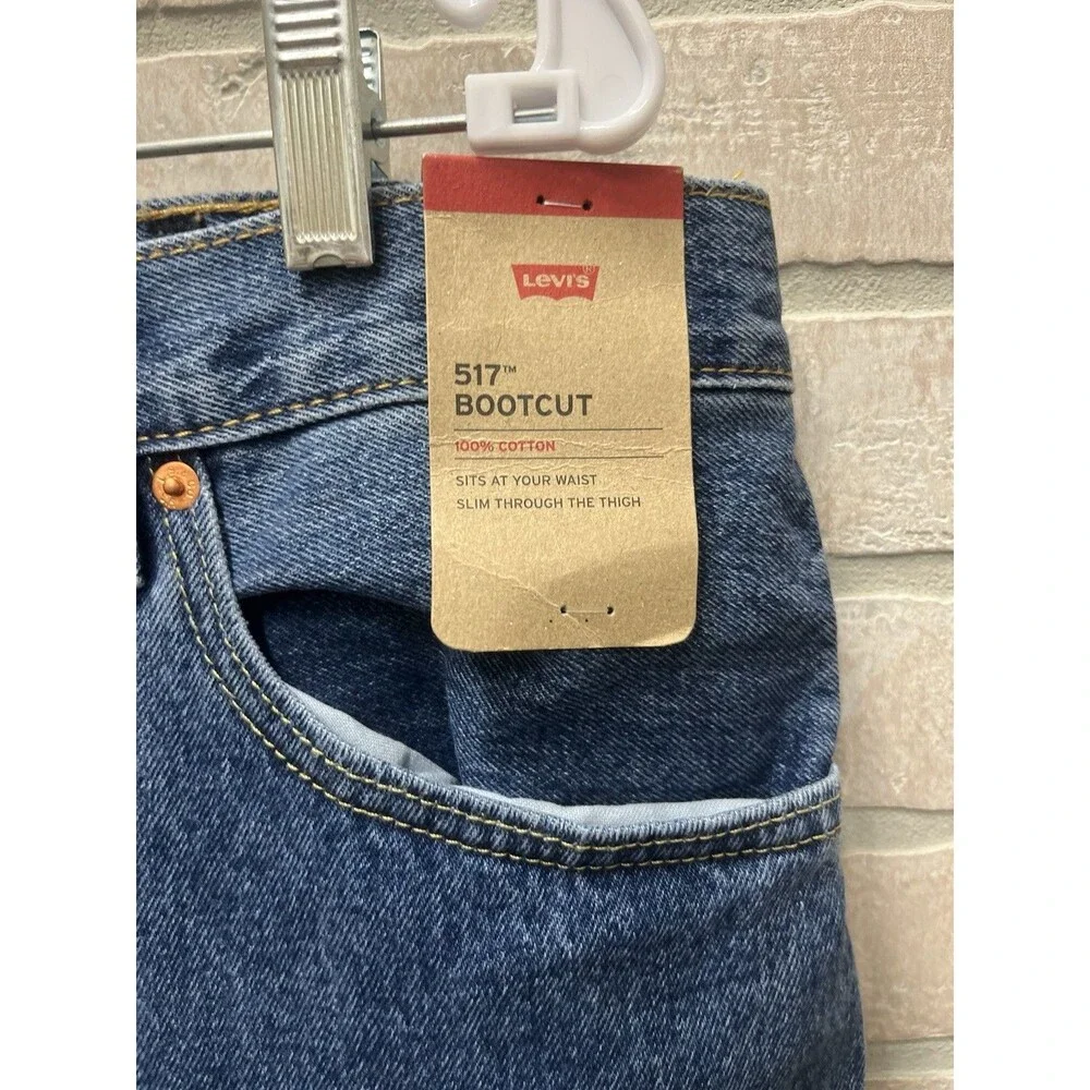 Levi's 517 Men’s Denim Jeans Sz 38/34 Boot Cut NWT country boy